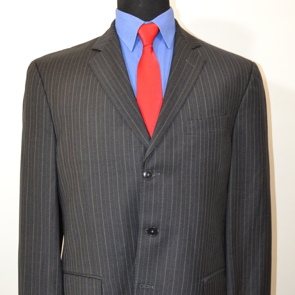 Luigi Bianchi 42R Sport Coat Blazer Suit Jacket Da - Picture 1 of 8